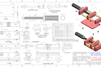 design jigs, fixtures, tooling and technical drawings for manufacturing