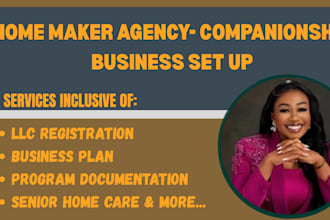 set up companion agency, homemaker companion, home care, senior meal business