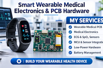 smart wearable medical electronics and pcb hardware design for health devices