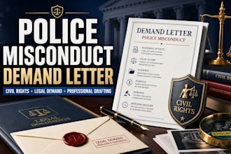 draft a commanding police misconduct demand letter