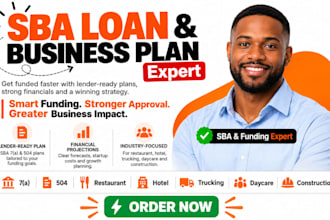 7a 504 sba loan business plan for restaurant hotel trucking daycare construction