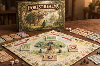 design custom board game, tabletop game and board game design game development