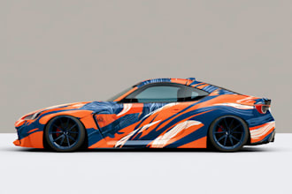 awesome car wrap design