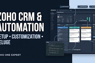 do zoho one setup zoho crm customization zoho automation and deluge scripting