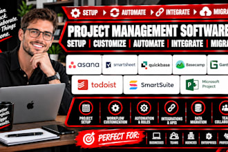 lean asana smartsheet quickbase basecamp ganttpro todoist smartsuite ms project