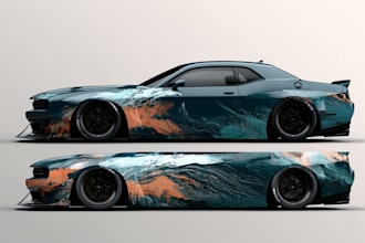 professional vehicle wrap design, car wrap