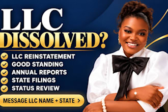 fix your administratively dissolved llc and clear overdue state filings