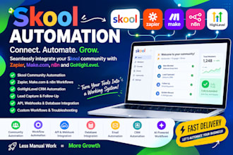 build skool zapier make com n8n gohighlevel automation