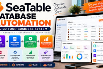 build seatable database automation CRM and business workflow