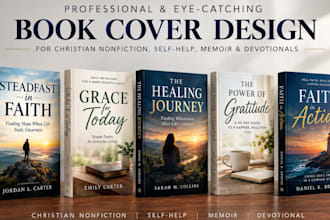 design non fiction christian cover self help paperback memoir devotional cover