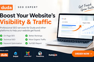duda SEO and expert in drupal, joomla, prestashop, hubspot