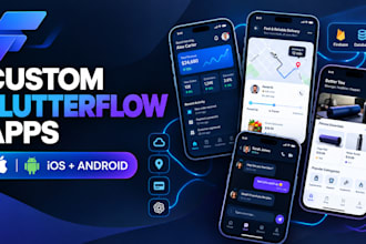 build flutterflow app developer, flutterflow mobile app mvp for ios and android