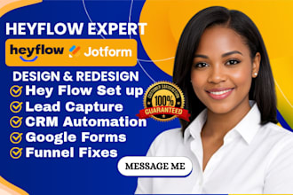build heyflow, heyflow jotform, and heyflow typeform survey lead funnel