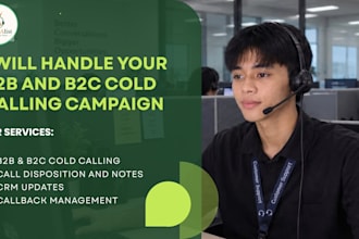 handle b2b and b2c cold calling campaigns