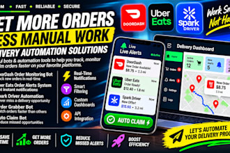 code automated uber driver bot, doordash bot and order grabber bot