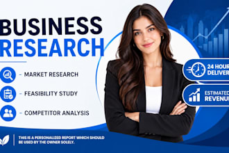 conduct detailed market research, competitor analysis and feasibility study
