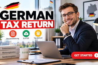 file german tax return, steuererklarung elster income tax refund filing