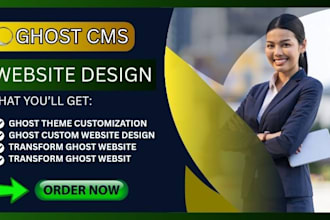 do ghost cms website ghost blog setup ghost theme ghost website crm newsletter