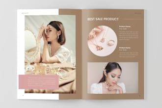 design product catalogs, magazines and editorial layouts for print and digital