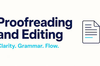 proofread and edit your writing for clarity