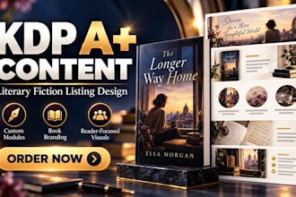design professional amazon KDP a content for your book