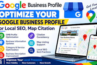 optimize your google business profile for local seo, map citation,