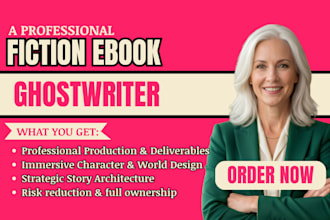ghostwrite a mystery, action thriller, or suspense novel for amazon kindle