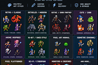 pixel sprite creation and more