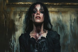 do horror character art and horror character