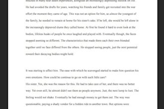 create a story, character background, or story outline