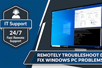 remotely troubleshoot and fix windows PC problems