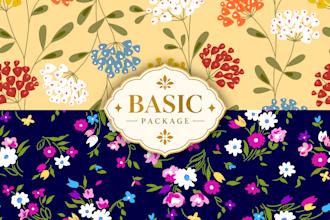 create a custom seamless pattern design