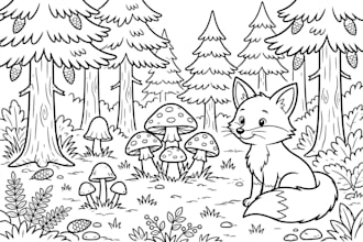create a custom printable coloring page pack for kids