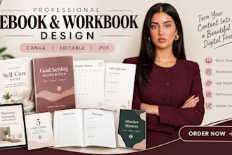 do editable canva ebook design canva workbook design ebook formatting pdf design