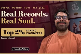 mix and master your gospel, rnb, soul and jazz to perfection