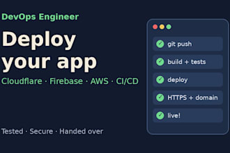 deploy your web app to cloudflare, firebase or AWS with github actions