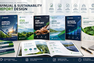 design annual, esg, csr, ghg, investor relations and sustainability reports