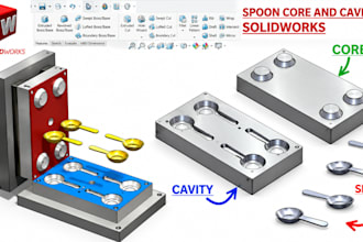 design aluminum and zinc die casting parts core and cavity and hpdc molds