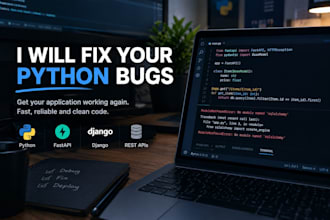 fix bugs and errors in your python application