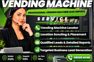 be your vending machine locator and generate vending machine leads