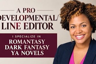 developmental line edit your romantasy dark fantasy ya novel