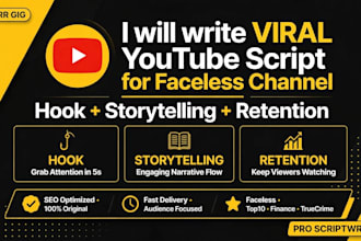 write viral youtube script