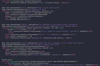 a custom discord or telegram bot for your server
