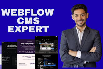 develop webflow cms, webflow expert, webflow developer, webflow development