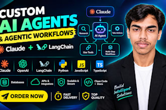 build custom ai agents and agentic workflows using claude and langchain