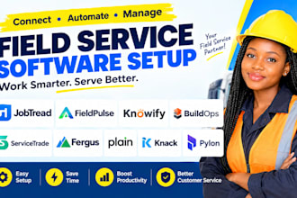 setup jobtread fieldpulse knowify buildops servicetrade fergus plain knack pylon
