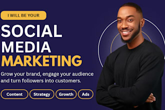 be your social media marketing manager content creator instagram facebook tiktok