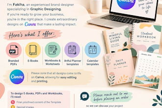 professional branded PDF , ebook and workbook