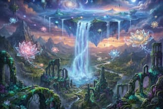 design amazing fantasy landscape