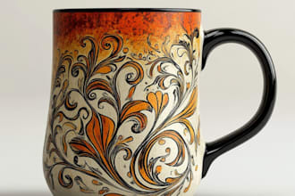 design awesome custom mug design